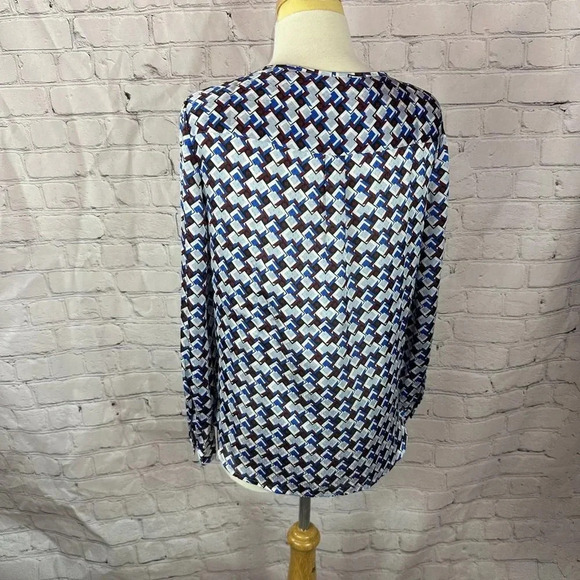 Talbots petites Blouse size medium preppy office business attire - Picture 4 of 8